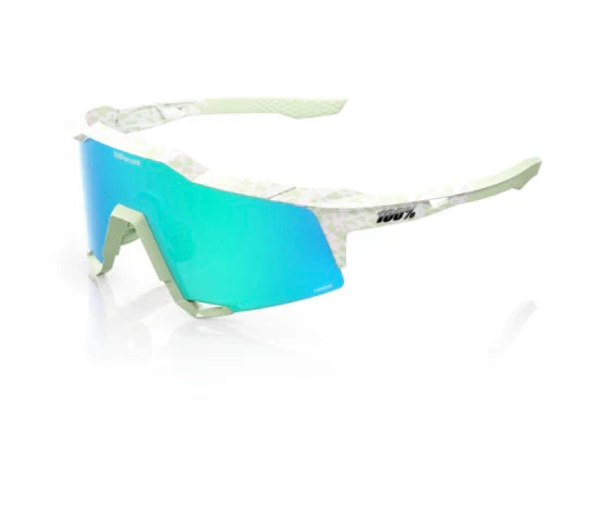 100% Speedcraft LE Elly 2 Polished Light Green Blue Topaz Mirror Lens
